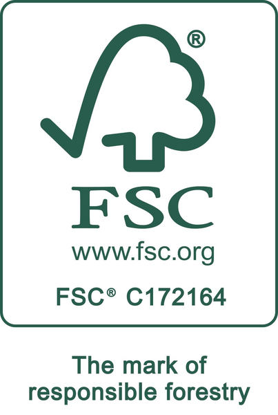 FSC® — the mark of responsible forestry, licence code FSC® C172164